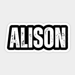 Alison Name Gift Birthday Holiday Anniversary Sticker